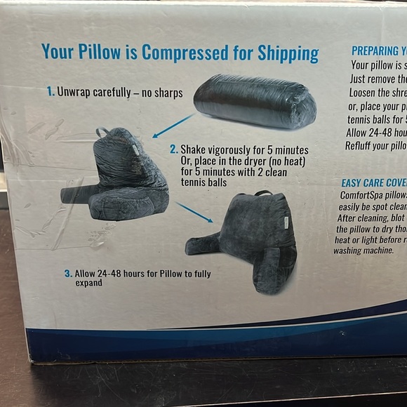 Joeys Room by ComfortSpa Reading Pillow - Picture 10 of 13